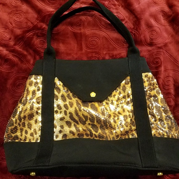 Eric Javits ~ "Wild Thing" Convertible Large Tote - Picture 1 of 8